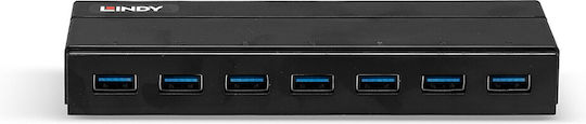 Lindy USB Хъб 7 Порта USB 3.0 с Връзка USB-A