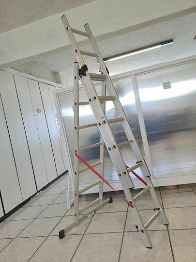 GeHock Τριπλή Σκάλα Αλουμινίου 3x7