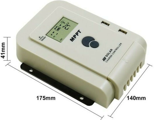 Factory SYP-1007 Ρυθμιστής Φόρτισης MPPT 24V 10A