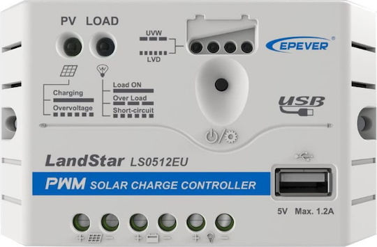 Epsolar LS0512EU Ρυθμιστής Φόρτισης PWM 12V 5A