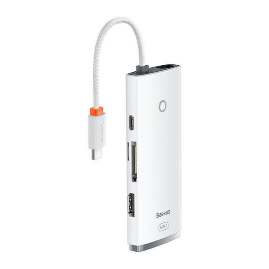 Baseus Lite Series USB-C Docking Station με HDMI Λευκό