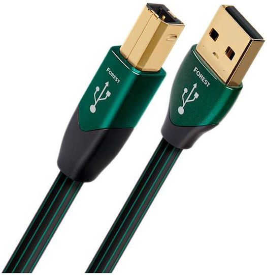 Audioquest 5m USB 2.0 Cable A-Male to B-Male Green