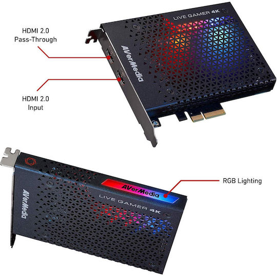 AVerMedia Live Gamer 4K GC573 Capture Card PCIe 2.0 x4 για PC / PS2