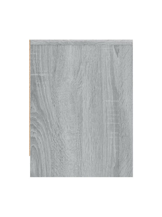 Wooden Bedside Table Γκρι Sonoma 40x30x40cm