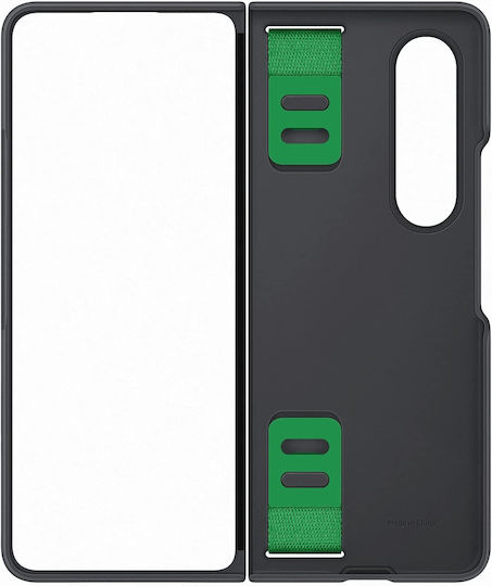Samsung Umschlag Rückseite Silikon Schwarz (Galaxy Z Fold4)