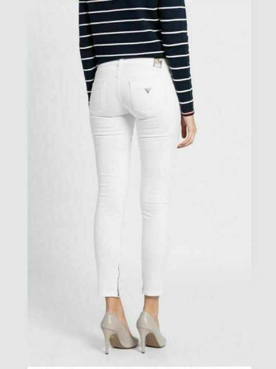 Guess Women's Jean Trousers in Skinny Fit White