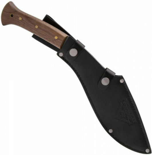 United Cutlery Bushmaster Backcountry Kukri Καφέ σε Δερμάτινη Θήκη