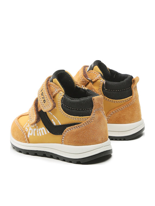 Sena Kids Sneakers High with Scratch Yellow