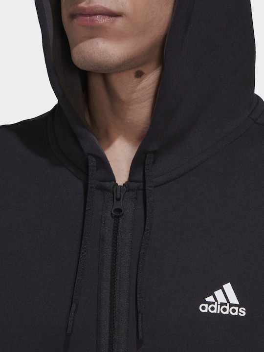 Future Icons 3-Stripes Sweatshirt mit Kapuze Schwarz