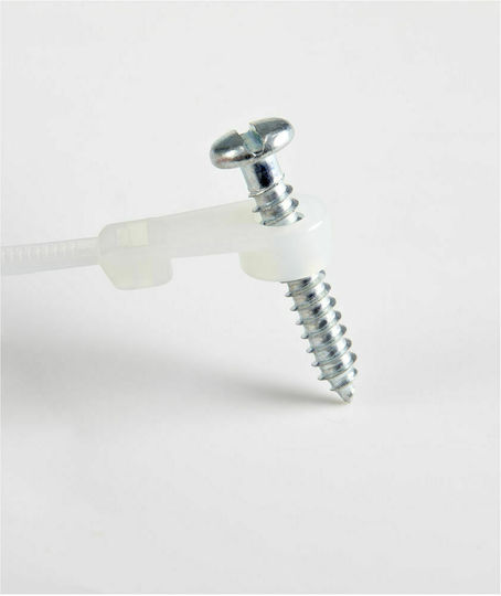 StarTech Δεματικά Καλωδίων Πλαστικά 40mmx3mm σε Λευκό χρώμα (100τμχ) (CBMZTS10N6)