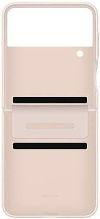 Samsung Leather Cover Umschlag Rückseite Leder Peach (Galaxy Z Flip4)