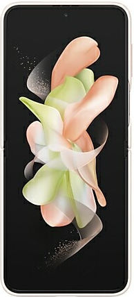 Samsung Leather Cover Umschlag Rückseite Leder Peach (Galaxy Z Flip4)