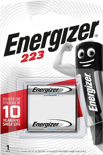 Energizer 223 Μπαταρία Λιθίου CR-P2 6V Για Επαγγελματικές Κάμερες & Ηλεκτρονικές Βρύσες 1τμχ