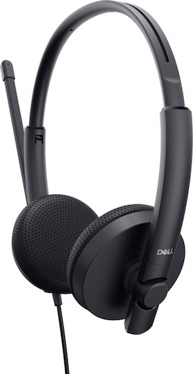 Dell WH1022 On Ear / Over Ear Multimedia Headphone with Microphone USB-A