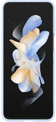 Samsung Silicone Cover with Ring Back Cover Silicone Blue (Galaxy Z Flip4)