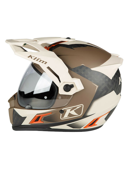 Klim Dual Krios Pro Charger Peyote Κράνος Μηχανής On-Off