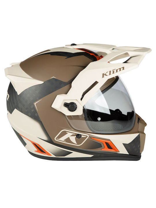 Klim Dual Krios Pro Charger Peyote Κράνος Μηχανής On-Off