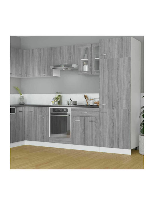 Wall Cabinet Gray L60xW31xH60cm