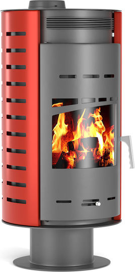 Thermogatz GSA 16 R Χαλύβδινη Ξυλόσομπα Αερόθερμη 17.1kW Κόκκινη