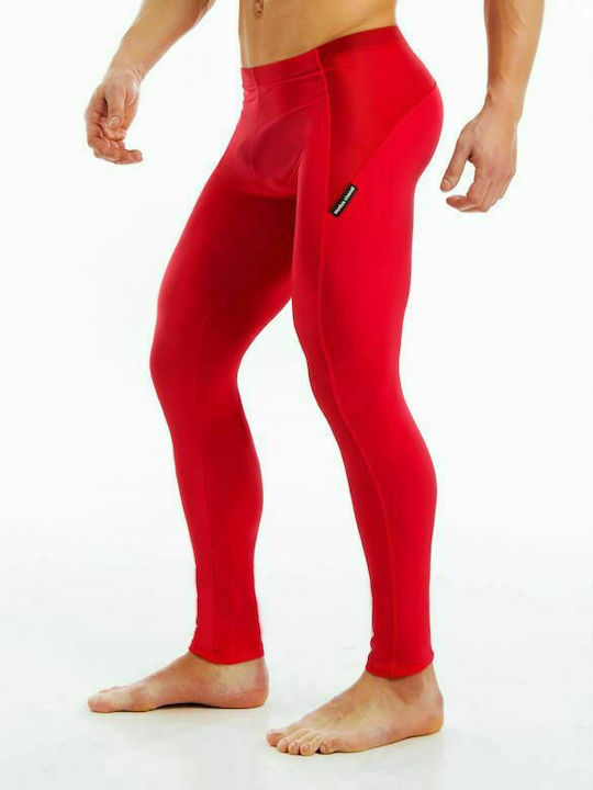 Modus Vivendi Active Long Meggings Colan sport pentru bărbați Lung Roșu