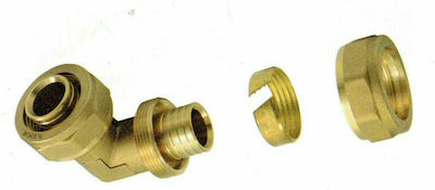 Pipe Elbow Fitting Brass 2mm 64052