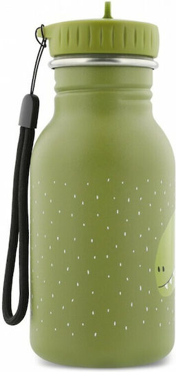 Trixie Dino Детска Бутилка За Вода Неръждаема Стомана Non Spill Зелена 350ml