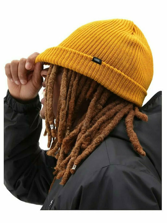 Vans Beanie Unisex Σκούφος Πλεκτός σε Κίτρινο χρώμα