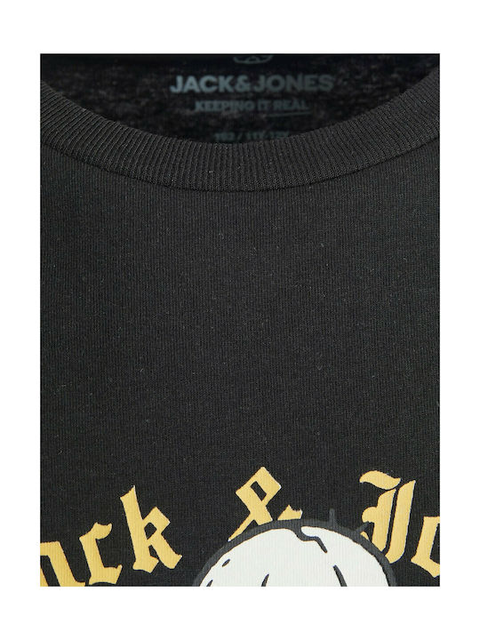 Jack & Jones Παιδικό T-shirt Μαύρο