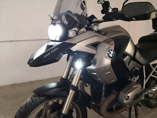 Προβολάκια Μοτοσυκλέτας Ομίχλης LED 2τμχ