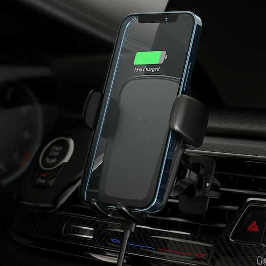 Acefast D1 3in1 Βάση Κινητού Αυτοκινήτου 4.5" - 6.7" με Ρυθμιζόμενα Άγκιστρα και Ασύρματη Φόρτιση Μαύρη