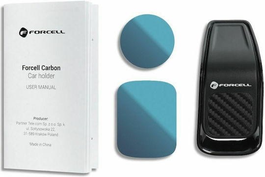Forcell Carbon B060 Suport Auto pentru Telefon cu magnet Neagră FOCM-085024