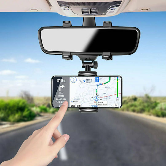 Kaku Suport Auto Pentru Telefon Mobil Cu Cârlige Reglabile Negru