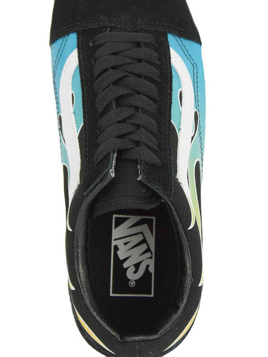 Glow Flame Old Skool Sneakers Black / White