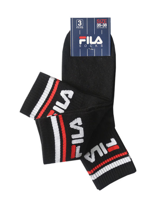 FILA Unique Urban Αθλητικές Κάλτσες Πολύχρωμες 3 Ζεύγη