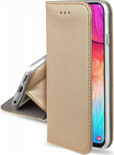 Smart Magnet Book Δερματίνης Χρυσό (Redmi 10C)