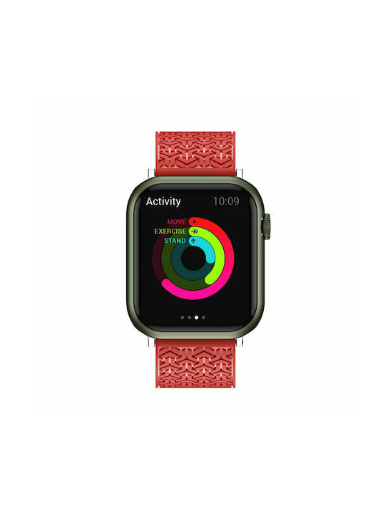 Hurtel Wristband Каишка Силикон Червен (Apple Watch 44/45/46mm/Ultra 49mm)