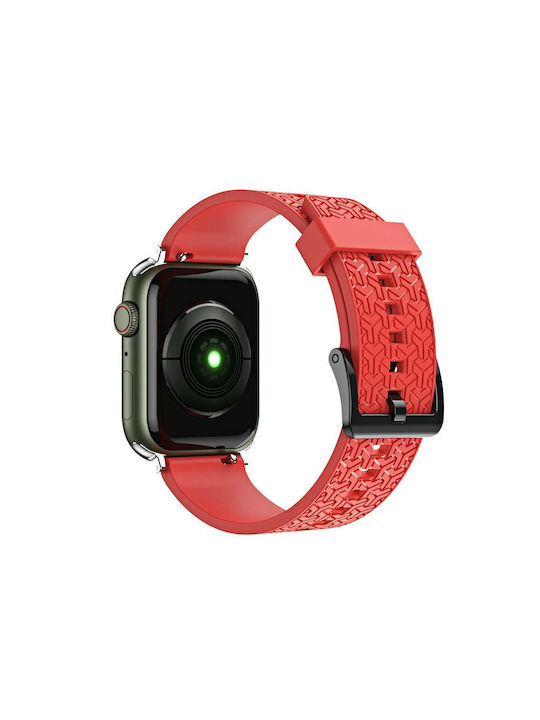 Hurtel Wristband Λουράκι Κόκκινο (Apple Watch 38/40/41/42mm) Hurtel Wristband Λουράκι Κόκκινο (Apple Watch 38/40/41/42mm)