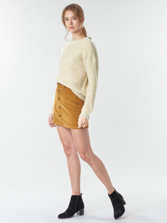 Amazing Mini Skirt Tabac Brown