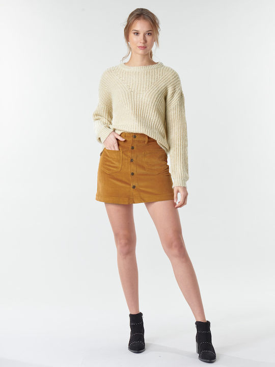 Amazing Mini Skirt Tabac Brown