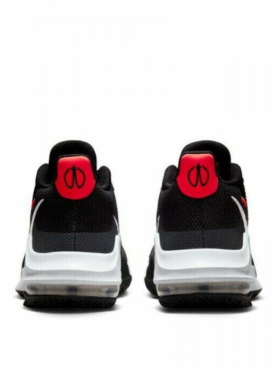 Air Max Impact 3 High Basketball Shoes Black / White / Bright Crimson