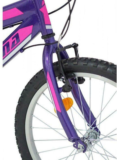 Alpina Alpha 20" Bicicletă pentru copii de Oras 7 Viteze (2022) Violet