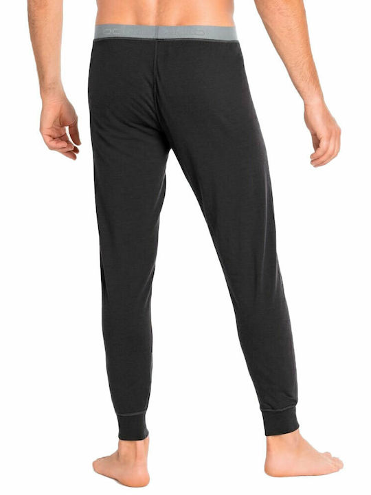 Odlo Natural Warm Merino Ισοθερμικό Παντελόνι Μαύρο