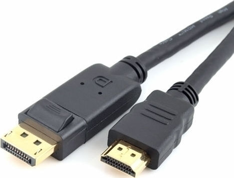 Cable DisplayPort male - HDMI male 1.8m Μαύρο (FTT14-030)
