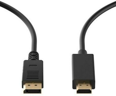 Ewent Cable DisplayPort male - HDMI male 1.8m Black (EC1430)