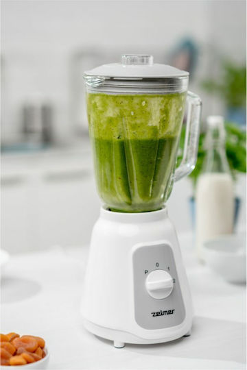 Zelmer ZSB4707 Blender with Plastic Jug 1.5 lt 500W White