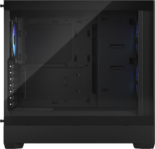 Fractal Design Pop Air Gaming Midi Tower Κουτί Υπολογιστή με Πλαϊνό Παράθυρο και RGB Φωτισμό Black TG Clear Tint