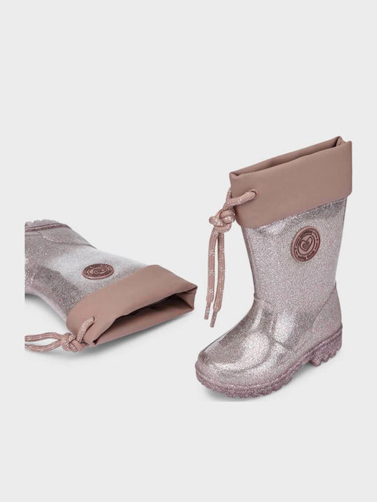 Παιδικές Γαλότσες Glitter Rosa