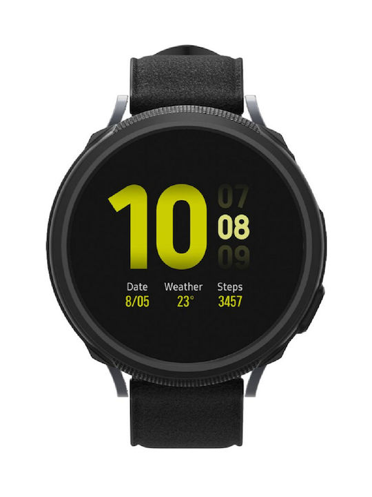 Spigen Liquid Air Carcasă de Silicon în culoarea Negru pentru Samsung Galaxy Watch 4 44mm