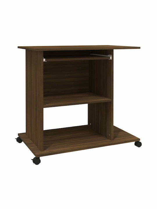 Computer Office Wooden Brown 80x50x75cm