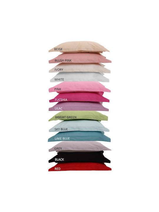 Anna Riska Luxury Pillowcase Set Oxford 8 Blush Pink 50x70cm.